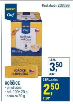Makro Hořčice nabídka