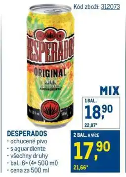 Makro Desperados nabídka