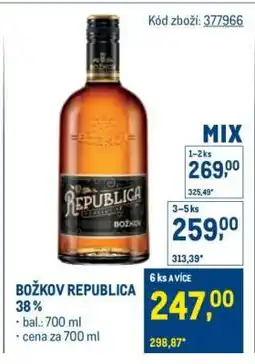 Makro Božkov Republica 38 % nabídka