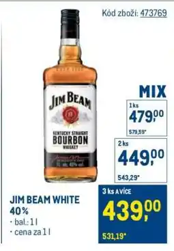 Makro Jim Beam White 40% nabídka