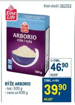 Makro Rýže Arborio nabídka