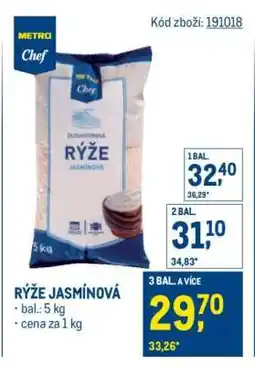Makro Rýže jasmínová nabídka