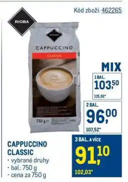 Makro CAPPUCCINO CLASSIC nabídka
