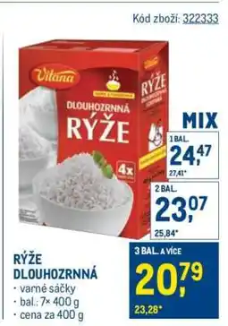 Makro Rýže dlouhozrnná nabídka