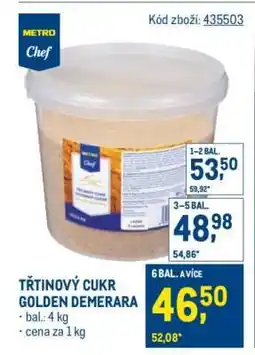 Makro Třtinový cukr Golden Demerara nabídka