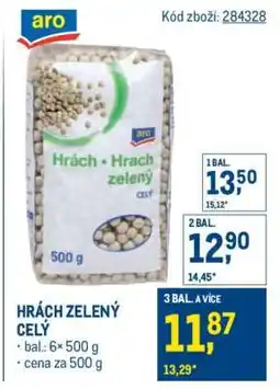Makro Hrách zelený celý nabídka