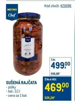 Makro Sušená rajčata nabídka