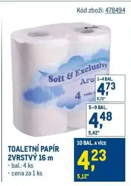 Makro TOALETNÍ PAPÍR 2VRSTVÝ 16 m nabídka
