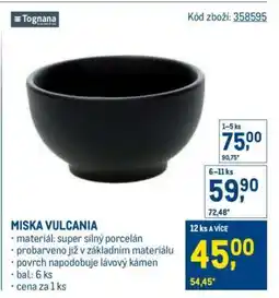 Makro MISKA VULCANIA nabídka