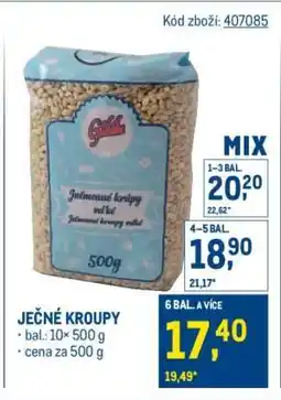Makro Ječné kroupy nabídka