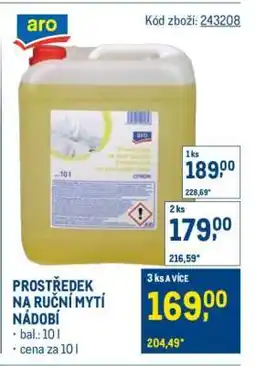 Makro Prostředek na ruční mytí nádobí nabídka