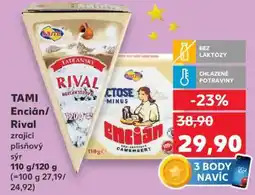 Kaufland TAMI Encián/Rival zrající plísňový sýr nabídka