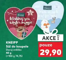 Kaufland KNEIPP Sůl do koupele Daruj srdíčko nabídka