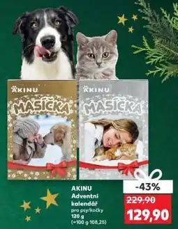 Kaufland AKINU Adventní kalendář pro psy/kočky nabídka