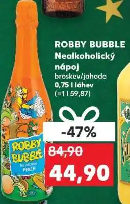Kaufland ROBBY BUBBLE Nealkoholický nápoj nabídka