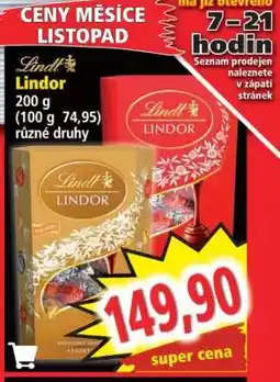 Norma Lindor nabídka
