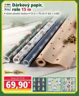 Norma Dárkový papír, role 15 m nabídka