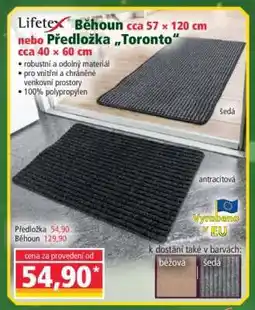 Norma Běhoun nebo Předložka „Toronto“ nabídka