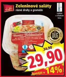Norma Zeleninové saláty nabídka