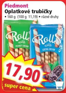 Norma Piedmont Oplatkové trubičky nabídka