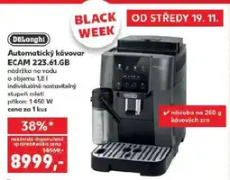 Kaufland Automatický kávovar DeLonghi ECAM 223.61.GB nabídka