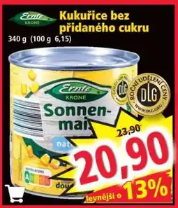 Norma Kukuřice bez přidaného cukru nabídka
