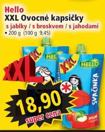 Hello XXL Ovocné kapsičky