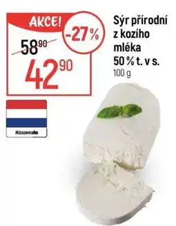 Globus Sýr přírodní z kozího mléka 50 % t. v s nabídka
