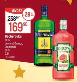 Globus Becherovka nabídka
