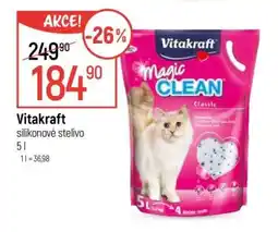 Globus Vitakraft silikonové stelivo 5 l nabídka