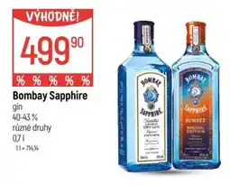 Globus Bombay Sapphire nabídka