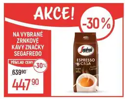 Globus Segafredo Espresso Casa nabídka