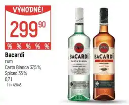 Globus Bacardi nabídka