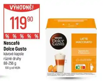 Globus Nescafé Dolce Gusto nabídka