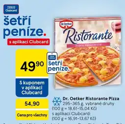 Tesco Dr. Oetker Ristorante Pizza nabídka