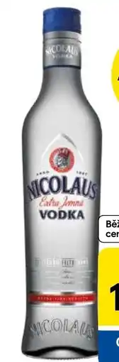 Tesco Nicolaus Vodka nabídka
