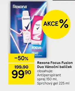 Tesco REXONA Focus Fusion Duo Vánoční balíček nabídka