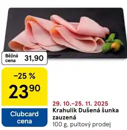 Tesco Krahulík Dušená šunka zauzená nabídka
