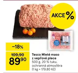 Tesco Tesco Mleté maso z vepřové plece nabídka
