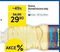 Tesco Giana Slunečnicový olej nabídka