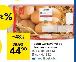 Tesco Tesco Čerstvá vejce z halového chovu nabídka