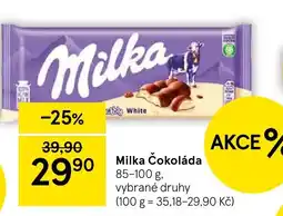 Tesco Milka Čokoláda nabídka