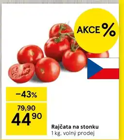 Tesco Rajčata na stonku nabídka