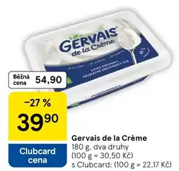 Tesco Gervais de la Crème nabídka