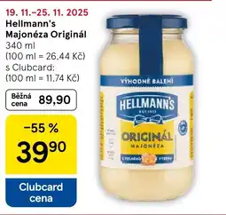 Tesco HELLMANN'S Majonéza Originál nabídka