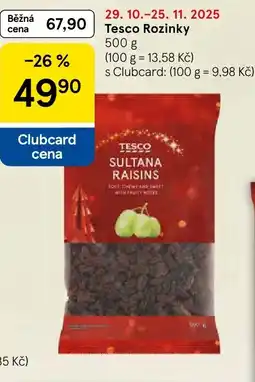 Tesco Tesco Rozinky nabídka