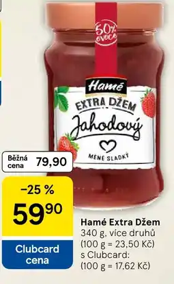 Tesco Hamé Extra Džem nabídka