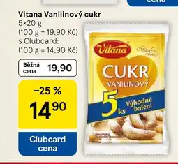Tesco Vitana Vanilinový cukr nabídka