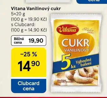 Tesco Vitana Vanilinový cukr nabídka