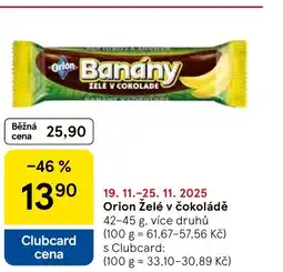 Tesco Orion Želé v čokoládě nabídka